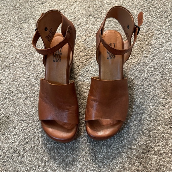 Miz Mooz Leather Platform Sandals - Picture 6 of 9